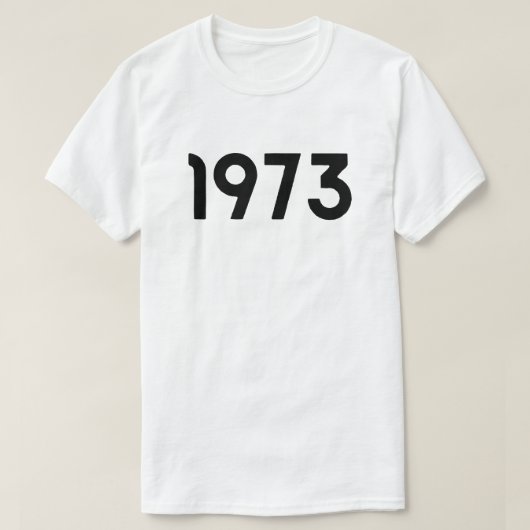 Retro 1973-abortusrechten t-shirt (Design voorkant)
