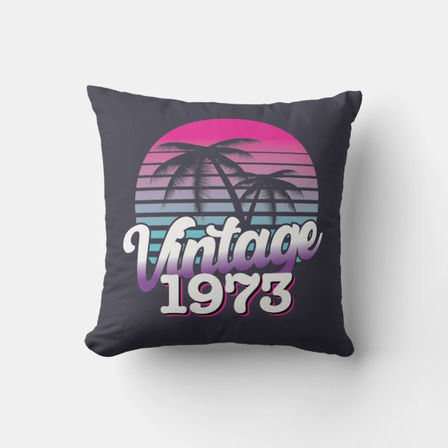 Retro 1973 Limited | Vogeldag — Gift Idee Sw Kussen (Voorkant)