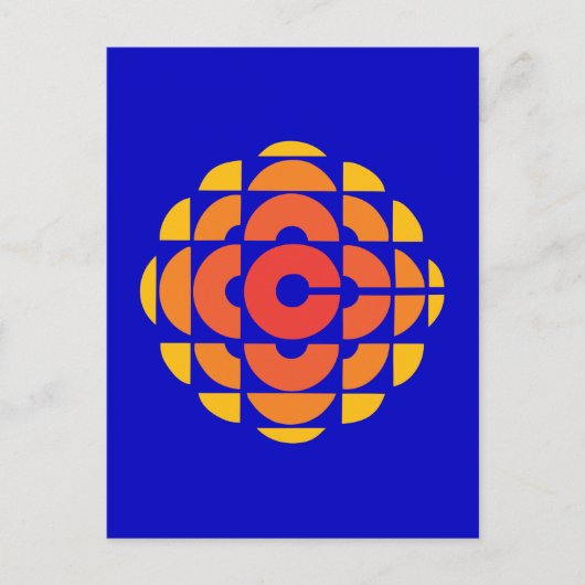 Retro 1974-1986 briefkaart (Voorkant)