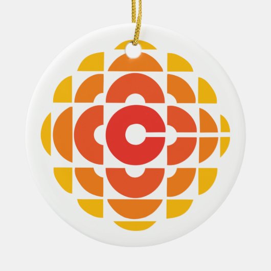 Retro 1974-1986 keramisch ornament (Voorkant)