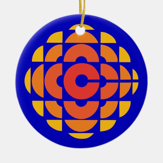 Retro 1974-1986 keramisch ornament (Voorkant)