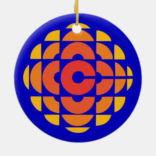 Retro 1974-1986 keramisch ornament (Achterkant)