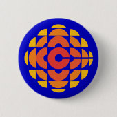 Retro 1974-1986 ronde button 5,7 cm (Voorkant)