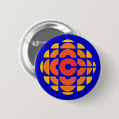 Retro 1974-1986 ronde button 5,7 cm (Voorkant /achterkant)