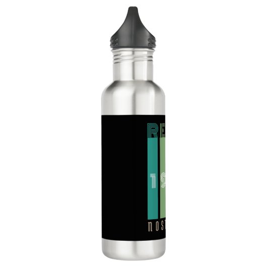 Retro 1974 nostalgisch waterfles  (Links)