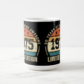 Retro 1975 50e verjaardag koffiemok (Center)