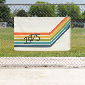 Retro 1975 Design Feest Spandoek (Insitu)