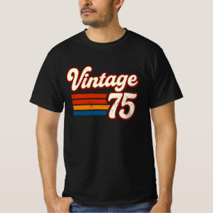 Retro 1975 Gemaakt in 1975 50ste verjaardag 50 Jaa T-shirt