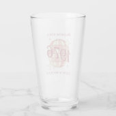 Retro 1976 50e verjaardag bierglas glas (Achterkant)