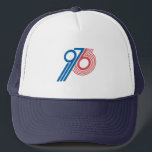 Retro 1976 Baseball Hat.jpg Trucker Pet<br><div class="desc">Pet 1976 OntwerpTrucker</div>