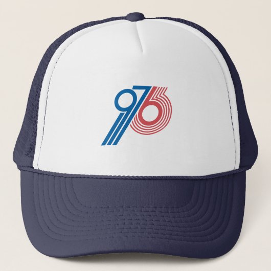 Retro 1976 Baseball Hat.jpg Trucker Pet (Voorkant)