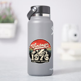 Retro 1976 Birthday Vintage 50th Outdoorsy Bday Sticker