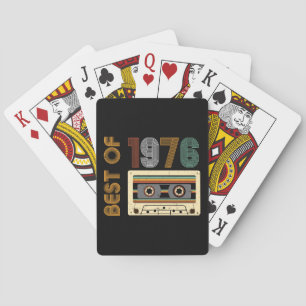 Retro 1976 Gemaakt in 1976 70ste verjaardag 50 Jaa Pokerkaarten