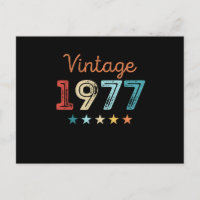 Retro 1977 50e verjaardag cadeau 50 jaar oud