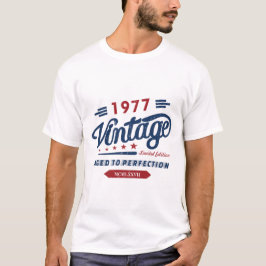 Retro 1977 Limited Edition Birthday Gift T-shirt