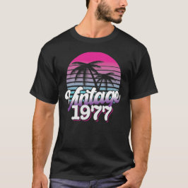 Retro 1977 Limited | Vogeldag-cadeauidee T-shirt