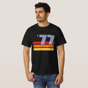 Retro 1977 Streep Zon 50e Verjaardag T-shirt