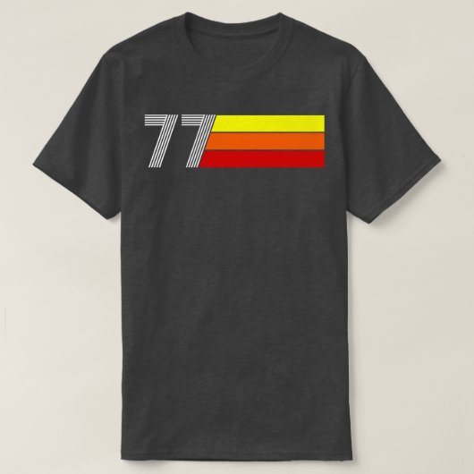 Retro 1977 Styleuniversal T-shirt (Design voorkant)