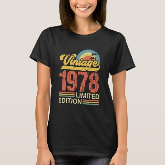 Retro 1978, beperkte uitgave t-shirt (Voorkant)