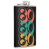  Retro 1980 Red Green Yellow Heupfles (Rechts)