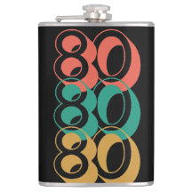  Retro 1980 Red Green Yellow