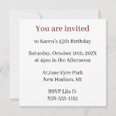  Retro 1980 Red Green Yellow Kaart (Achterkant)