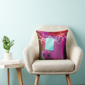 Retro 1980s arcade poster kussen (Stoel)