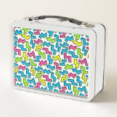 Retro 1980's Cool Cute 80s Memphis Pattern (Achterkant)