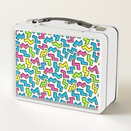 Retro 1980's Cool Cute 80s Memphis Pattern (Achterkant)