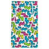 Retro 1980's Cool Cute 80s Memphis Pattern Klein Cadeauzakje (Voorkant)