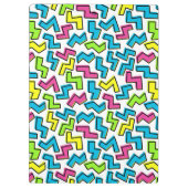 Retro 1980's Cool Cute 80s Memphis Pattern Klembord (Achterkant)