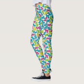 Retro 1980's Cool Cute 80s Memphis Pattern Leggings (Links)