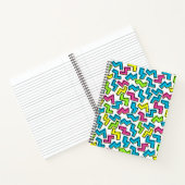 Retro 1980's Cool Cute 80s Memphis Pattern Notitieboek (Binnen)