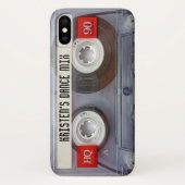Retro 1980's Cool Funny Cute Cassettebandje Case-Mate iPhone Case (Achterkant)