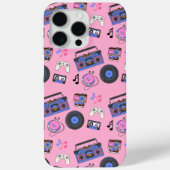 Retro 1980's Era Muziek Nostalgisch Case-Mate iPhone Case (Achterkant)