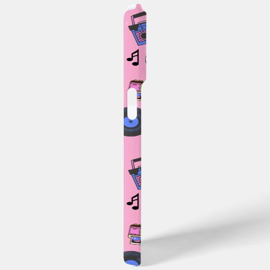 Retro 1980's Era Muziek Nostalgisch Case-Mate iPhone Case (Achterkant / Rechts)