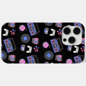 Retro 1980's Era Muziek Nostalgisch Case-Mate iPhone Case (Achterkant (horizontaal))