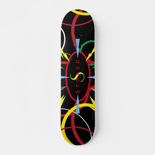 Retro 1980s Skateboard, 7¾" Deck Persoonlijk Skateboard (Voorkant)