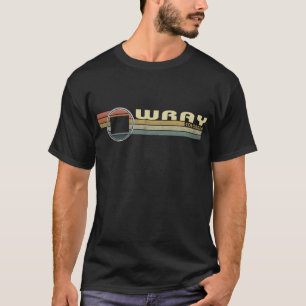 Retro 1980s stijl WRAY, CO T-shirt