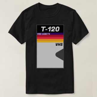 Retro 1980s T-120 VHS Cassettebandje T-Shirt