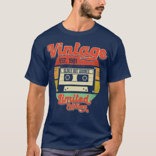  Retro 1981 Cassettebandje Oldies Maar Goodie T-shirt