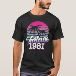 Retro 1981 Limited | Vogeldag-cadeauidee T-shirt