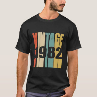 Retro  1982 Hoodie 41 Yrs Old Bday 41st Bir T-shirt