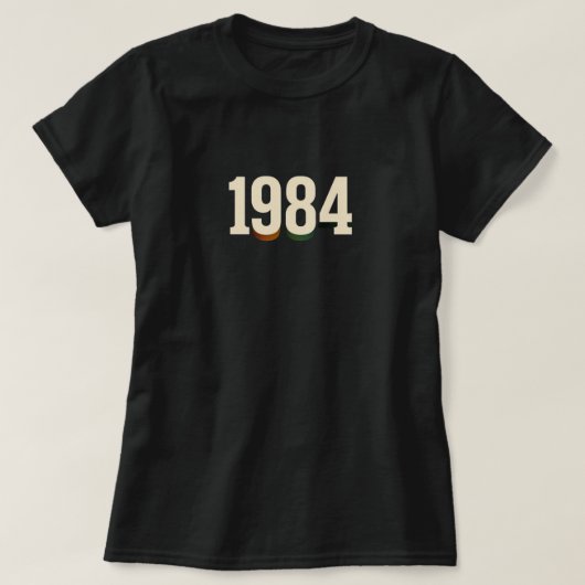 Retro 1984 T-shirt (Design voorkant)