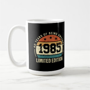 Retro 1985 40e verjaardag koffiemok
