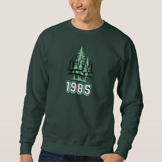 Retro 1985 Sweatshirt | Vintage 80s Aesthetic (Voorkant)