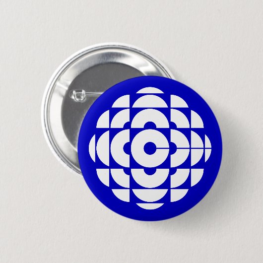 Retro 1986-1992 - Wit Ronde Button 5,7 Cm (Voorkant /achterkant)