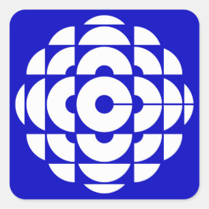 Retro 1986-1992 - Wit Vierkante Sticker