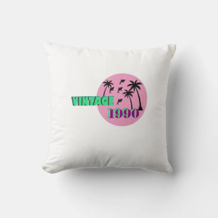 Retro 1990 Verjaardagscadeau Kussen