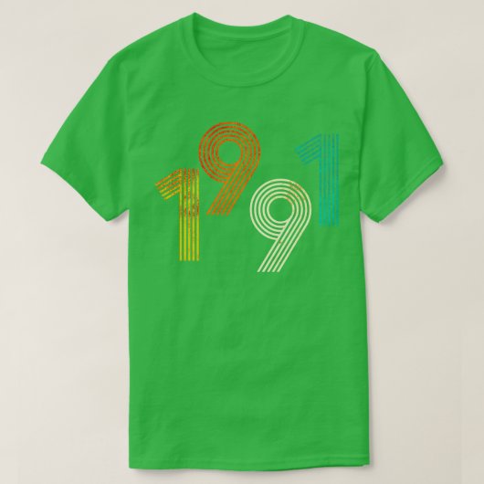 Retro 1991 t-shirt (Design voorkant)